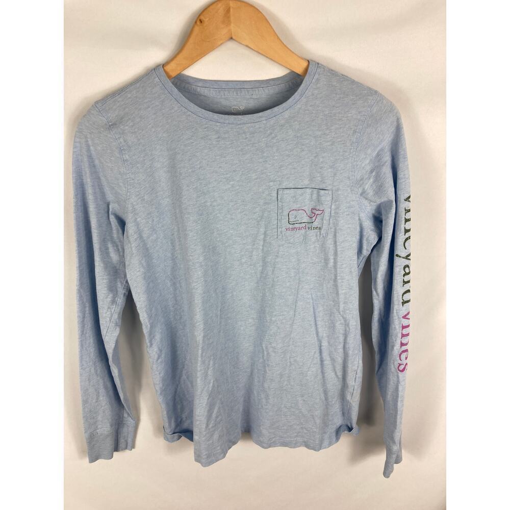 Vineyard Vines Blue Long Sleeve Tshirt Size Small